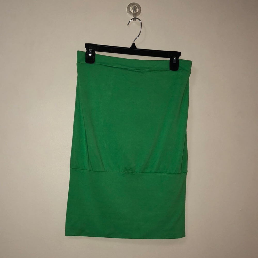 Kelly Green Warehouse strapless top